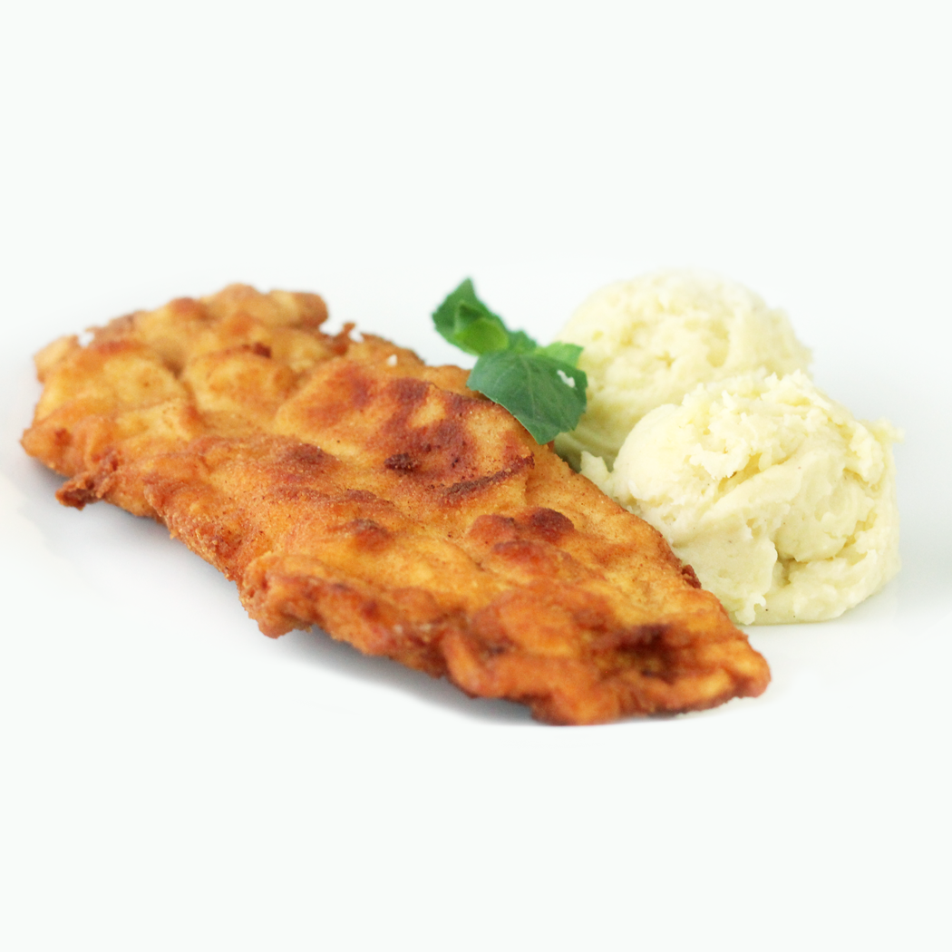 Пилешки Кордон бльо с картофено пюре